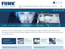 Tablet Screenshot of funk-gmbh.de